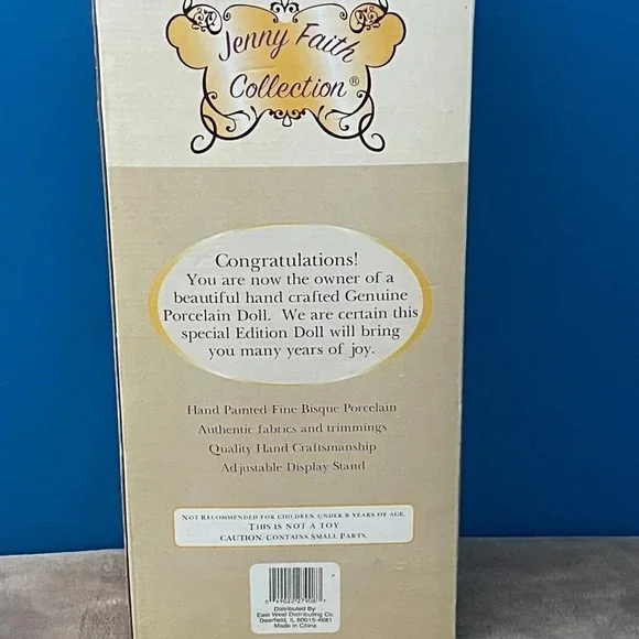 NWT SOFT EXPRESSIONS JENNY FAITH / GENUINE FINE BISQUE PORCELAIN - Picture 4 of 4